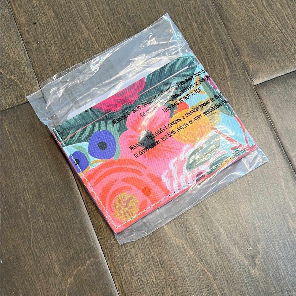 Anthropologie Rifle Paper Card Case NWT